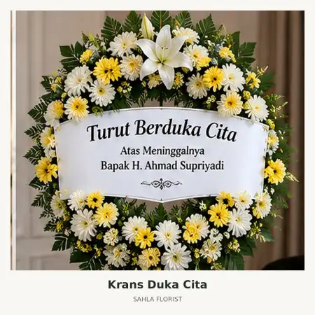 Krans Bunga Duka Jayanti